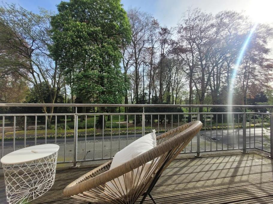 Mit Blick In Den Emsseepark Warendorf Eksteriør billede